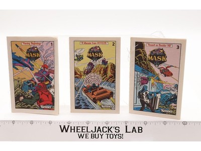 M.A.S.K. Mini Comic Books #1, #2, #3 Kenner 1985 Vintage