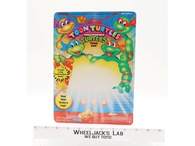 Toon Zak Cardback Teenage Mutant Ninja Turtles 1991 TMNT Playmates Vintage