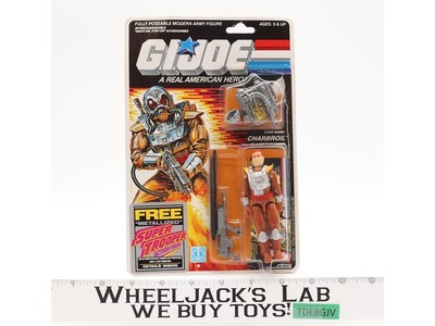 Charbroil V1 100% Complete W/ 34 Cardback & Bubble 1988 G.I. Joe Hasbro Vintage