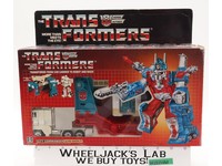 Ultra Magnus RT COMPLETE W/ BOX & INSERT Vintage G1 Transformers UNUSED STICKERS