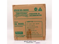 MACAU 1988 INTIAL TMNT CASE 5000 ASSORTMENT EMPTY FACTORY CASE SHIPPER Playmates