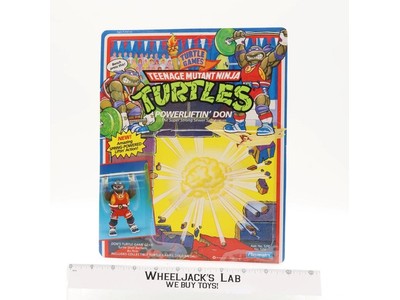 Powerliftin' Don Cardback Teenage Mutant Ninja Turtles 1992 TMNT Playmates