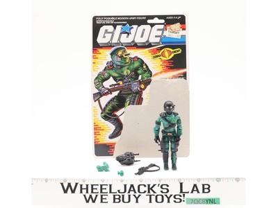 Night Viper GI Joe 1989 100% Complete 34 Cardback Hasbro Vintage Action Figure