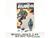 Night Viper GI Joe 1989 100% Complete 34 Cardback Hasbro Vintage Action Figure