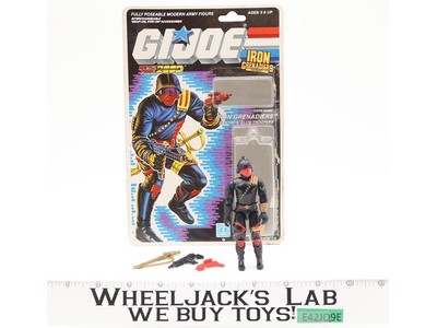 Iron Grenadiers V1 100% Complete 34 Cardback Bubble 1988 G.I. Joe Hasbro Vintage