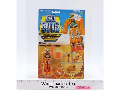 Dozer Friendly Robot Bulldozer Gobots 1984 Tonka Action Figure NEW MOSC SEALED