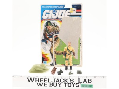 Ambush V1 100% Complete W/ 34 Cardback 1990 GI Joe Vintage Hasbro Figure