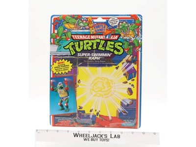 Super-Swimmin' Raph Cardback Teenage Mutant Ninja Turtles 1992 TMNT Playmates