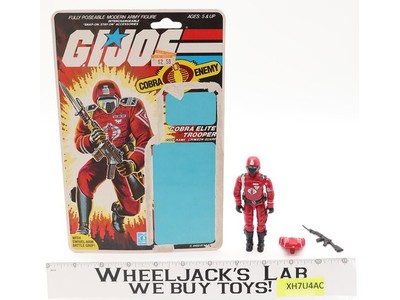 Crimson Guard V1 100% Complete 34 Cardback 1985 G.I. Joe Hasbro Vintage Figure