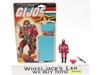 Crimson Guard V1 100% Complete 34 Cardback 1985 G.I. Joe Hasbro Vintage Figure