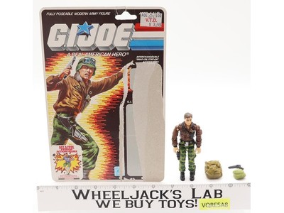 Hawk V2 GI Joe W/ 34 Cardback 100% Complete 1986 GI Joe ARAH Vintage Action