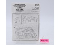 Raven's Canyon Instructions ONLY Micro Machines Battle Zones 1997 Galoob