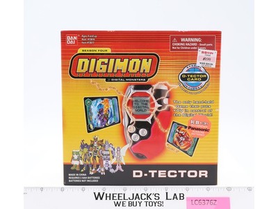 D-Tector D-Scanner Digivice Red/Black Version V1 Digimon 2002 Bandai NEW MIB