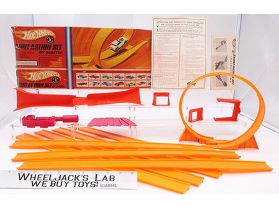 Hot Wheels Stunt Action Set w/ Original Box 1967 1968 Vintage Mattel No Car