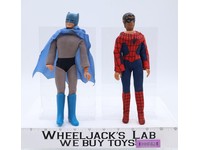 Batman & Robin (Spiderman) 8" Mego DC Comics WGSH 1974 Action Figure Vintage