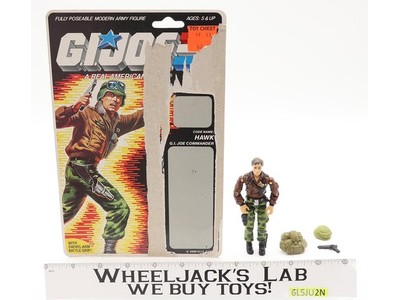 Hawk V2 GI Joe W/ 36 Cardback 100% Complete 1986 GI Joe ARAH Vintage Action