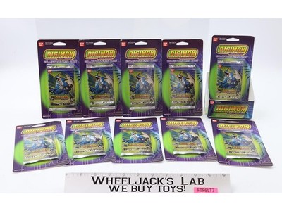 Set of 10 Digimon Eternal Courage Blister Packs 2004 Bandai Card Game NEW SEALED