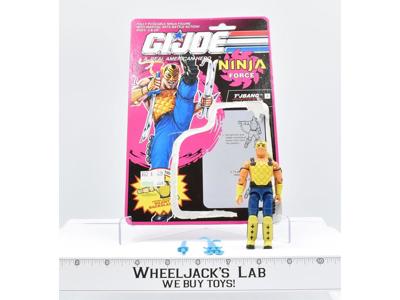 T'Jbang Ninja Force W/Cardback 100% Complete GI Joe 1992 Hasbro Vintage