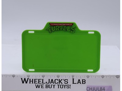 License Plate Bike Gear Teenage Mutant Ninja Turtles TMNT Burger King Kids Club