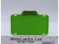 License Plate Bike Gear Teenage Mutant Ninja Turtles TMNT Burger King Kids Club