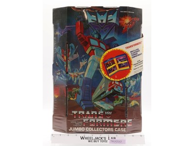 Vinyl Jumbo Collectors Case #75000 Tara Toy Corp. 1985 G1 Transformers Vintage