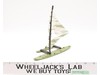 Manta Windsurfer Board 100% Complete G.I. Joe 1984 Hasbro Vintage Vehicle