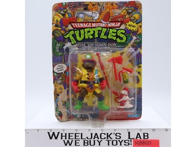 Hose 'Em Down Don Teenage Mutant Ninja Turtles TMNT 1991 Playmate NEW UNPUNCHED