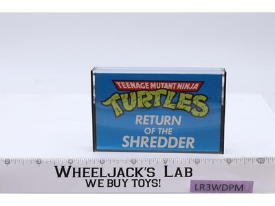 Return of the Shredder Teenage Mutant Ninja Turtles TMNT 1990 Cassette