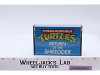Return of the Shredder Teenage Mutant Ninja Turtles TMNT 1990 Cassette