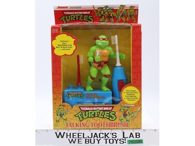 Raphael Talking Toothbrush Teenage Mutant Ninja Turtles 1988 Janex NEW Sealed
