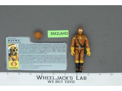 W.O.R.M.S. V1 G.I. Joe 1987 Hasbro Vintage Action Figure