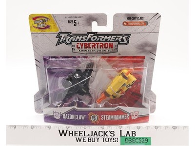 Razorclaw Vs. Steamhammer Transformers Cybertron RID 2005 Hasbro NEW MOSC SEALED