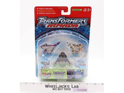 Jetstorm Runway & Sonar Armada 2002 Hasbro Action Figures NEW SEALED