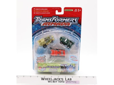 Dune Runner Iceberg Ransack Transformers Armada 2002 Hasbro Figures NEW SEALED