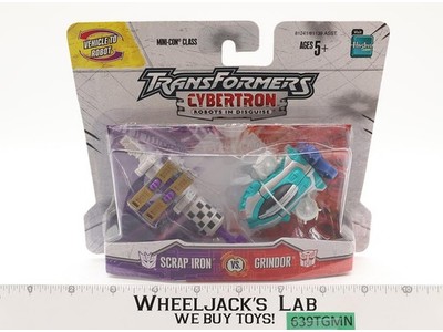Scrap Iron Vs. Grindor Transformers Cybertron RID 2005 Hasbro NEW MOSC SEALED