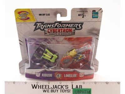 Kobushi Vs. Landslide Transformers Cybertron RID 2005 Hasbro Figures NEW SEALED