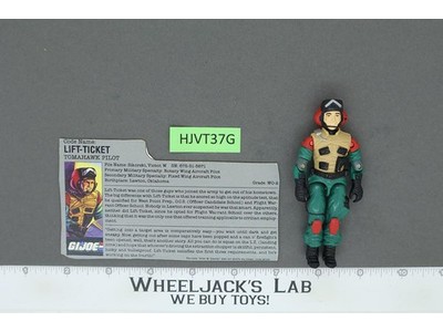 Lift-Ticket V1 G.I. Joe 1986 Hasbro Vintage Action Figure