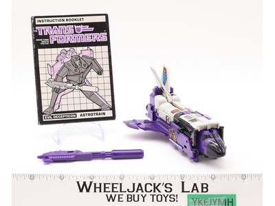 Astrotrain 100% Complete Vintage 1985 G1 Transformers Hasbro Action Figure