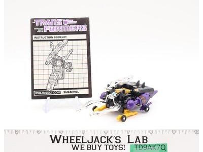Shrapnel 100% Complete NEAR MINT G1 Transformers 1985 Vintage Action Figure