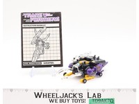 Shrapnel 100% Complete NEAR MINT G1 Transformers 1985 Vintage Action Figure