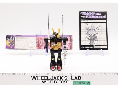 Kickback 100% Complete Vintage 1985 G1 Transformers Hasbro Action Figure