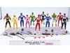 Lot of 11 Power Rangers and Various Accessories Hasbro Action Figures