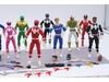 Lot of 11 Power Rangers and Various Accessories Hasbro Action Figures