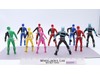 Lot of 10 Power Rangers and Various Accessories SPD Lightning Collection Hasbro
