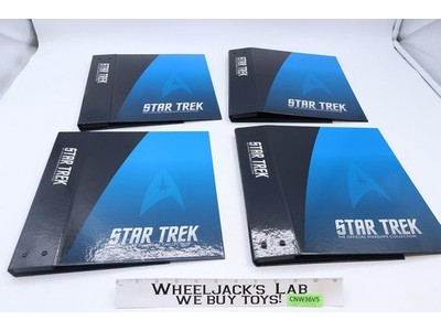 Lot of 4 Star Trek Eaglemoss EMPTY Binders