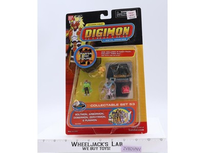 Collectible Set 53 W/ CRYSTAL Digi-Figure Digimon Season 4 Bandai NEW SEALED
