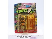 Donatello HARD HEAD 100% Complete w/ Card & Bubble 10 Back TMNT 1988 Playmates
