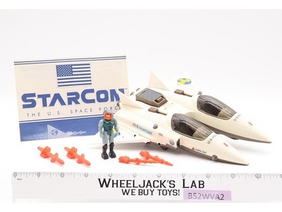 SF/B Starhawk 100% Complete Starcom 1987 Coleco Vintage Action Figure Vehicle