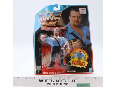Big Boss Man FRENCH WWF Wrestling 1992 Hasbro Action Figure NEW SEALED