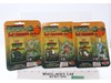 Lot of 3 (3-D) Trading Cards Teenage Mutant Ninja Turtles TMNT 2003 Fleer NEW